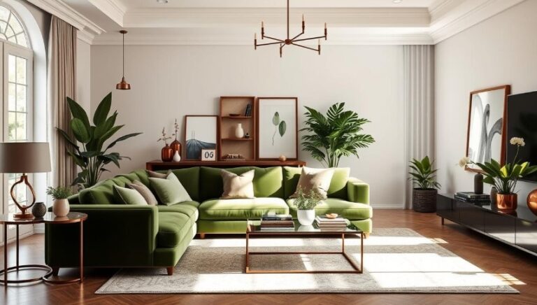 Salas Decoradas Incríveis verde
