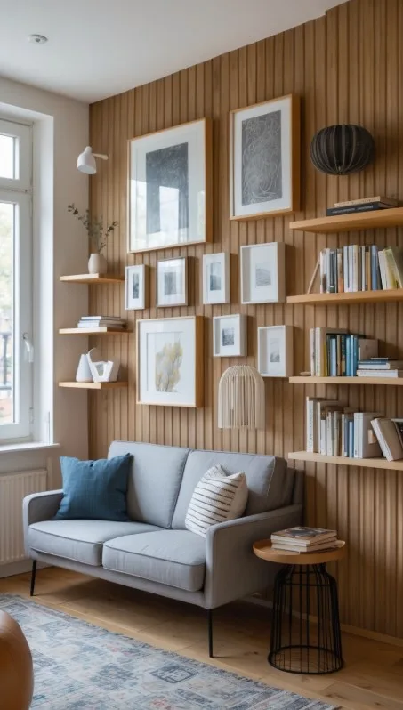 decoração vertical é uma excelente solução para salas pequenas