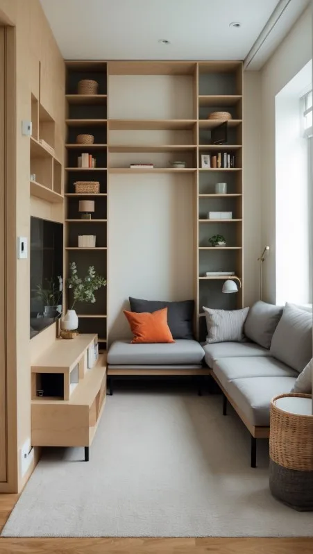 layout funcional é a base de qualquer decoração de sala pequena 