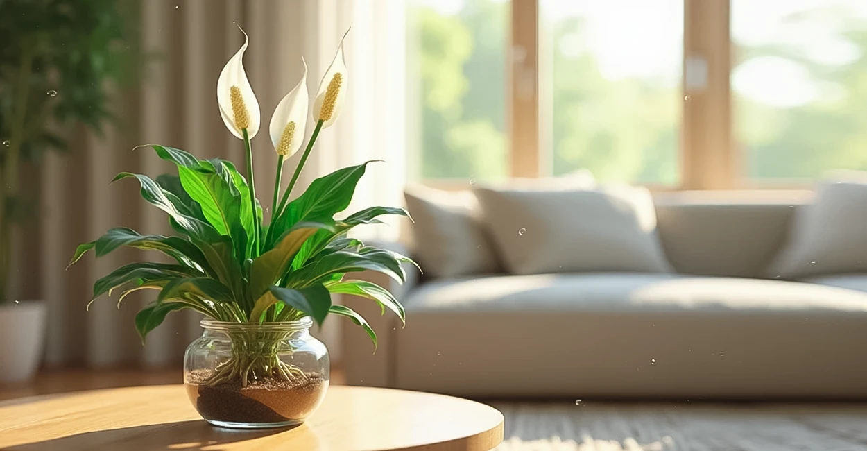 planta Lírio-da-paz