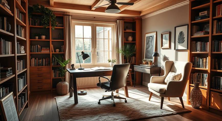 home office confortável