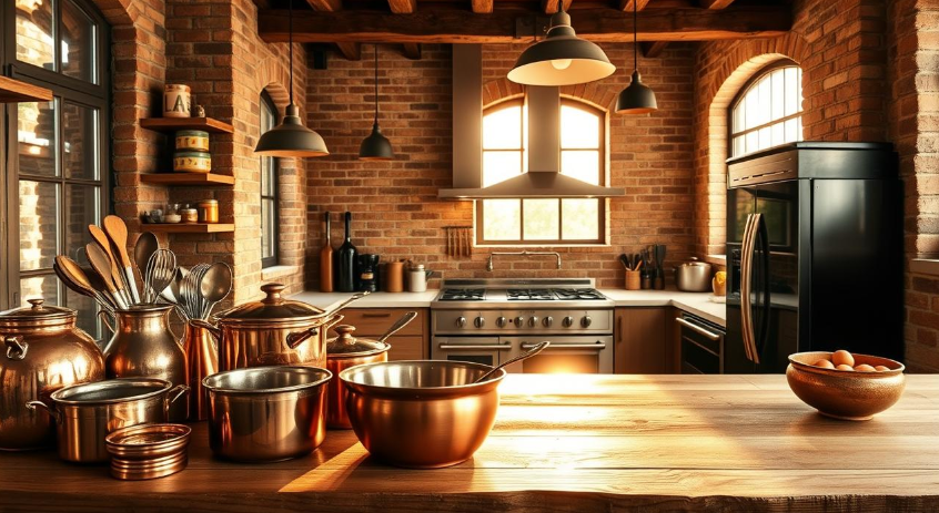 Materiais de cozinha