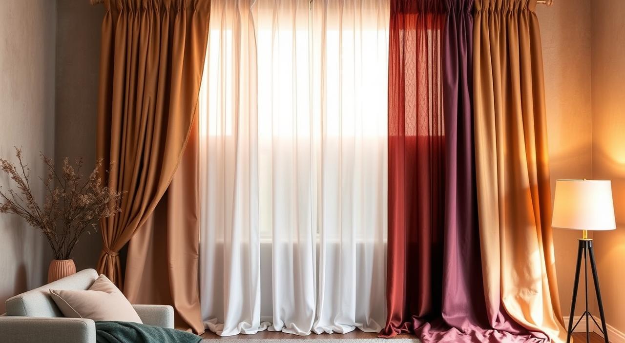 tendências de cores para cortinas de sala